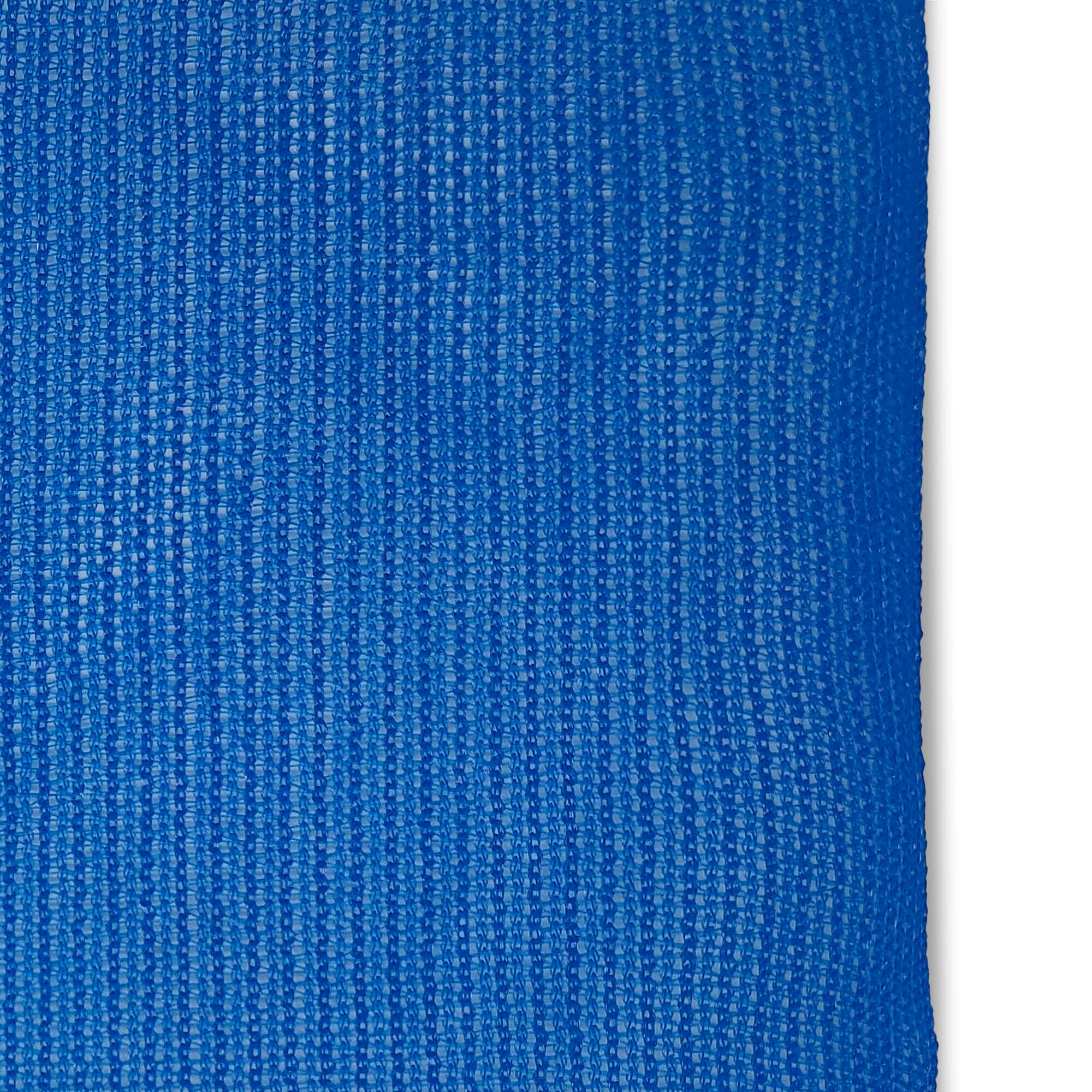 Telo ombreggiante blu senza bordatura