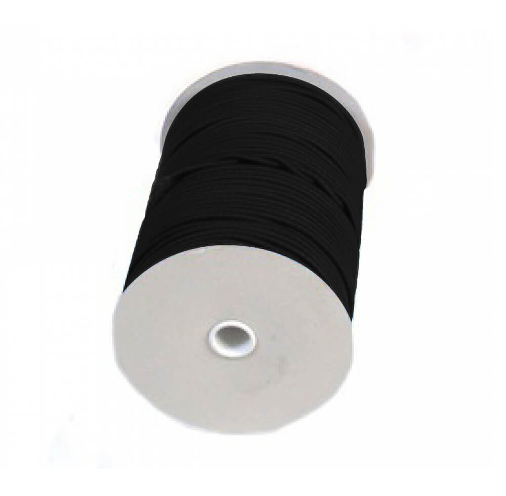 Treccia elastica nera